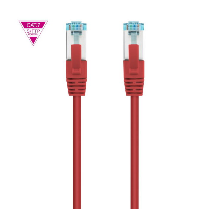 Nanocable Cable de Red CAT.7 SFTP AWG26 1 m Rojo